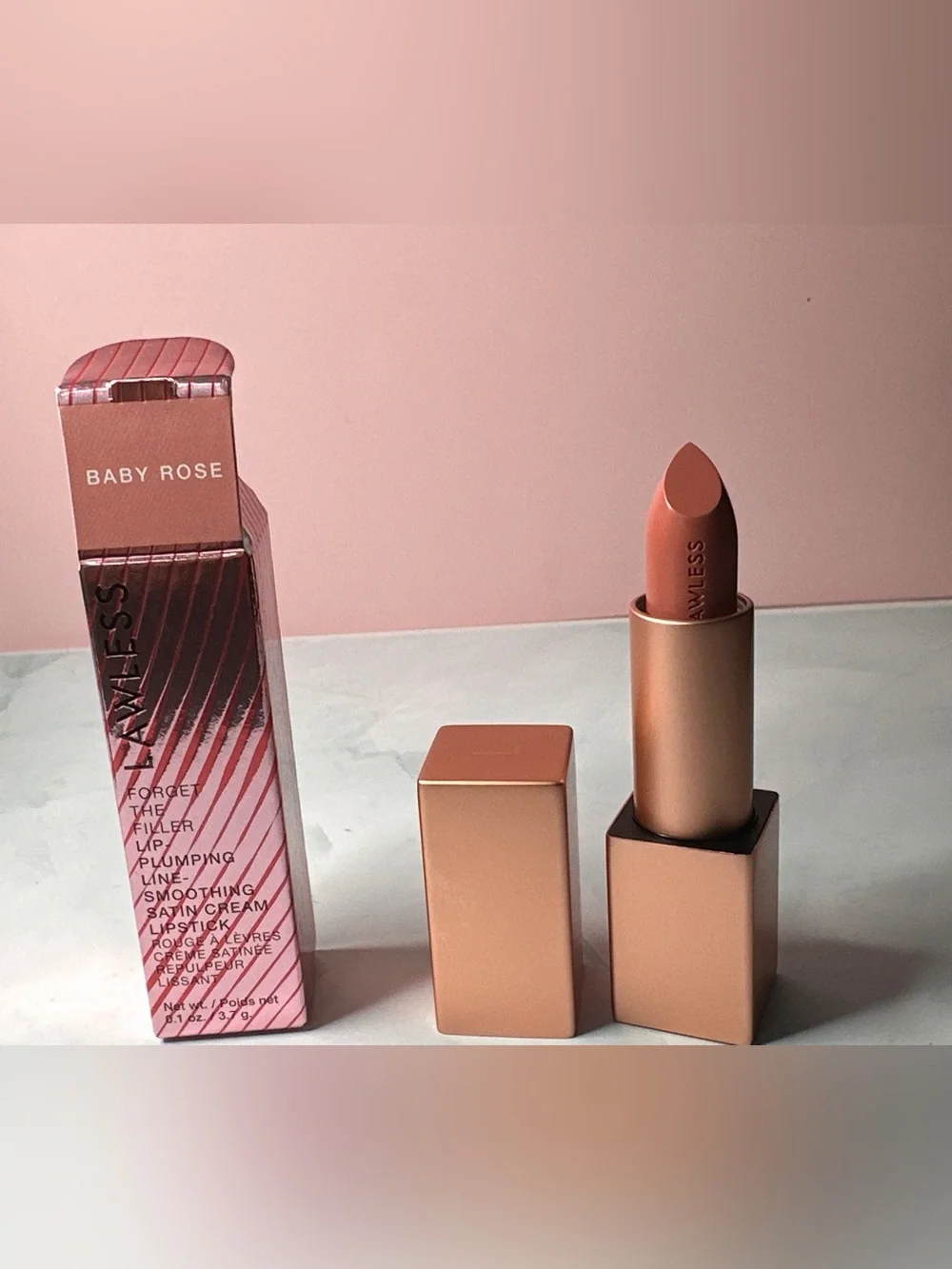 Lawless lipstick in shade baby rose